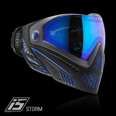 Dye I5 Pro STORM black blue Thermalmaske Paintball Airsoft Softair Goggle 1964