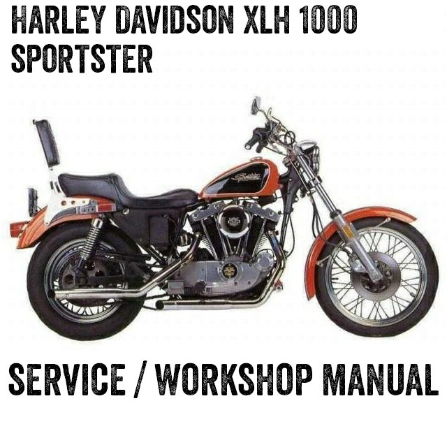 1981-1985 Harley Davidson Sportster XLH1000 Repair Service Manual