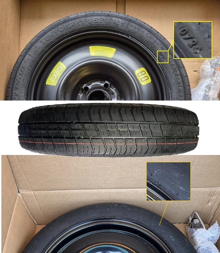 Ersatzrad Notrad Reserverad 17" fur VOLKSWAGEN VW T-ROC 125/80R17 - Bild 4 von 4