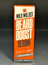 Wild Willes Beard Growth Serum Infused With Biotin & Caffeine 1 Fl Oz  