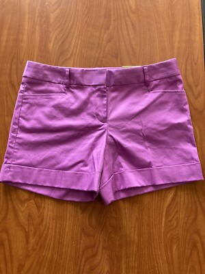 Express Design Studio Editor Purple  Shorts Size 4 NWT