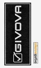 TELO ASCIUGAMANO PALESTRA GIV0VA 88X38cm TRAINING ALLENAMENTO- col. nero/bianco