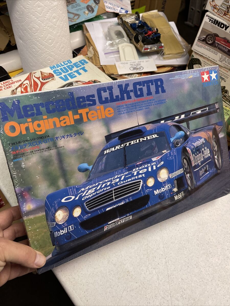 Tamiya 1/24 Mercedes Clk-Gtr Original-Teile Sealed Vintage Tamiya 1/24 Mercedes Clk-Gtr Original-Teile Sealed Vintage