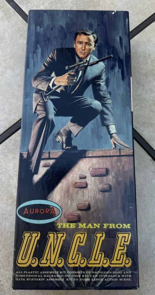 1966 Aurora The Man From U.N.C.L.E. Model Kit Box Only Vintage Collectible