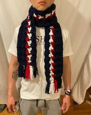 Handmade Cloth Scarf Crochet unisex 