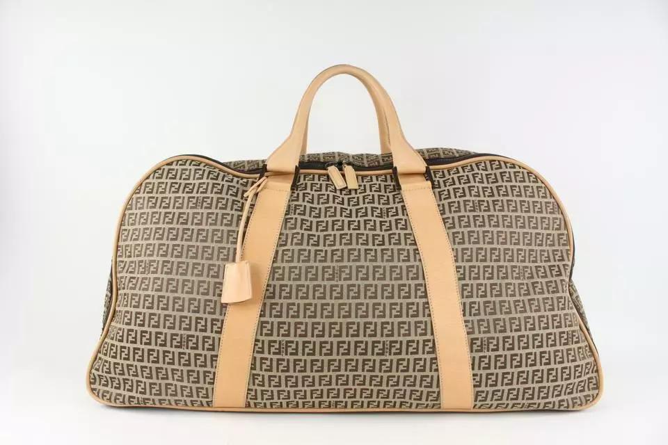 Brown Zucca Coated Canvas Duffle