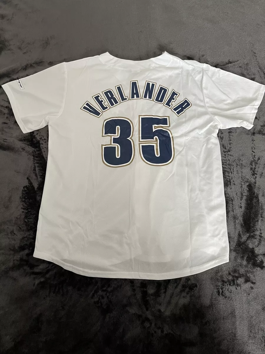 Houston Astros Justin Verlander Throwback Jersey Sz XL Brand New