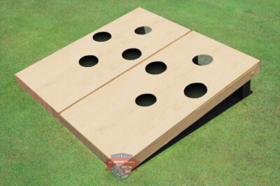 Non Painted 4 Hole Custom Cornhole Board