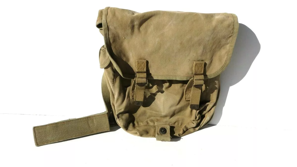 WW2 USMC US Marine Corps Officer Dispatch Case Musette Shoulder