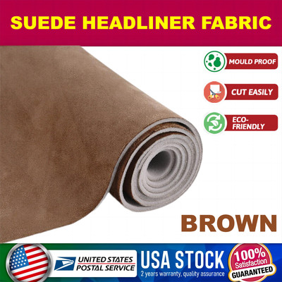 59''x79'' Headliner Fabric Foam Durable Backed Suede Car Roof Liner Upholstery