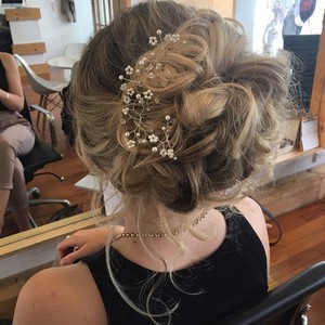 Bridal Wedding Gypsophila Wedding Hair Pins Bobby Grip Swarovski