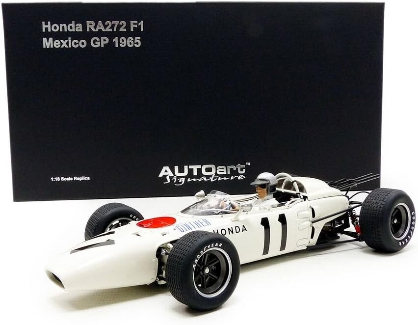 AUTOart 1/18 Honda RA272 1965 #11 Mexican GP Richie Ginther driver