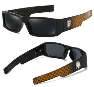 Gafas de Sol polarizadas para Hombre Mujer Lentes Oscuros Gangster Hip Hop UV400