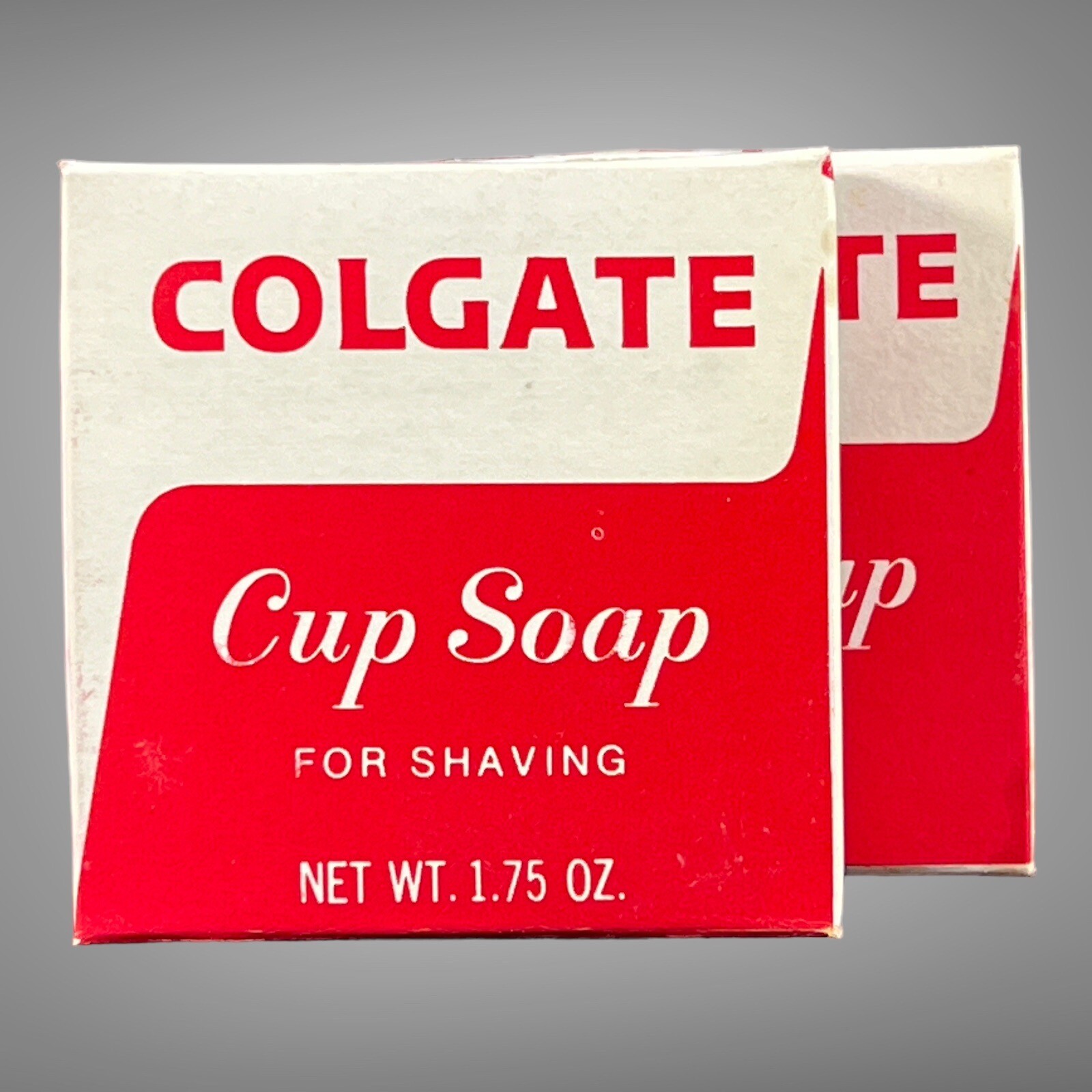 4 Vintage Colgate Shaving Cup Soaps Unused 1950's Palmolive New York