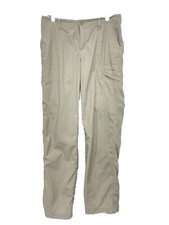 Columbia PFG Pants Womens 6 Tan Khaki Omni Shade Hiking Outdoor Activewear