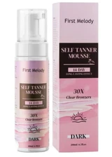 Self Tanner Mousse - 30x Clear Bronzer Fake Tan - 6.7oz - Dark - Ex: 3/27