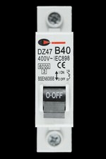 CGD 40 AMP CURVE B 6kA MCB CIRCUIT BREAKER DZ47