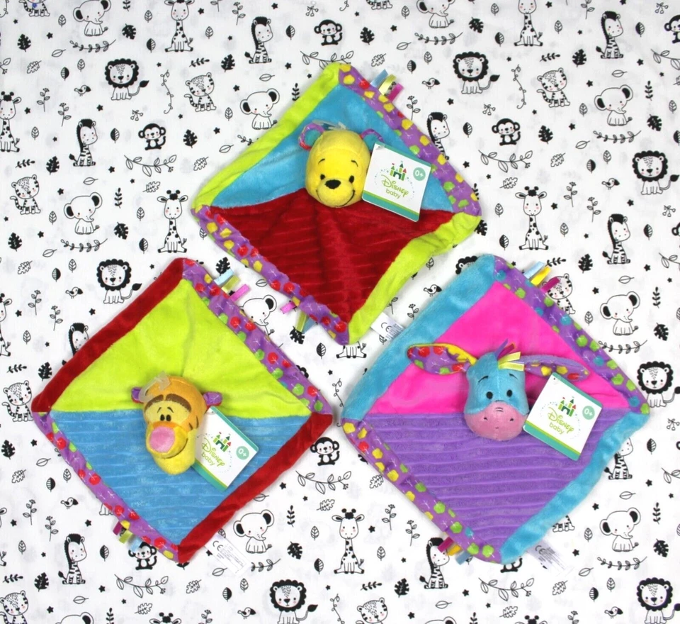 NEU C&A Disney NICOTOY Winnie Puuh / I-Aah / Tigger Kuscheltuch Schmusetuch