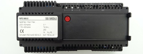 Netzfilter SSS SIEDLE MFS 640-0 Main Filter Schalttafel-Einbaugerät 10RE 230V~ - Bild 2 von 6