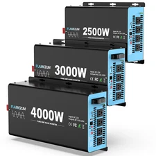2500W 3000W 4000W Pure Sine Wave Power Inverter 12V 110V 120V Converter Remote