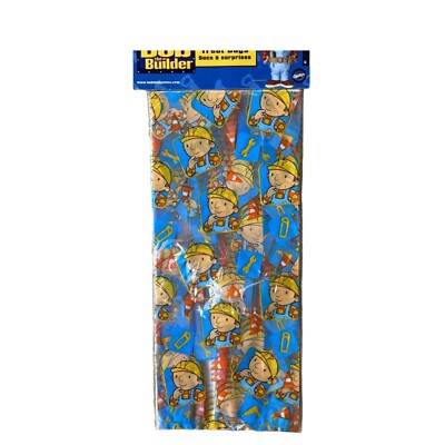 Bob the Builder Birthday Party Supplies Goody Loot Sack Set of 6