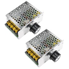 2PCS 4000W 220V AC SCR Motor Speed Controller Module Voltage Regulator Dimmer