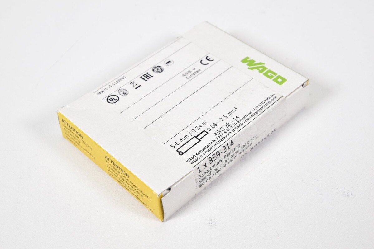 WAGO 859-314, Relay module 24V DC - NEW
