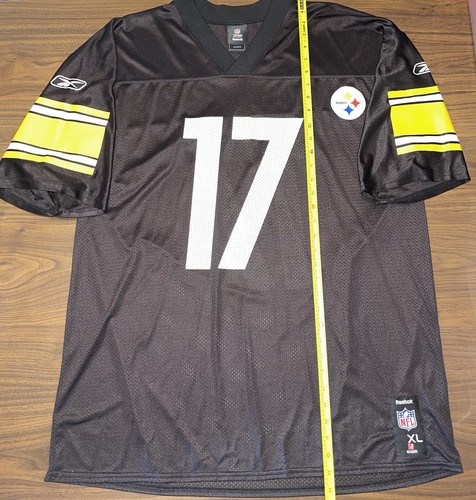 Reebok NFL Pittsburgh Steelers Jersey 17 Wallace in Black Size - XL - Picture 5 of 6