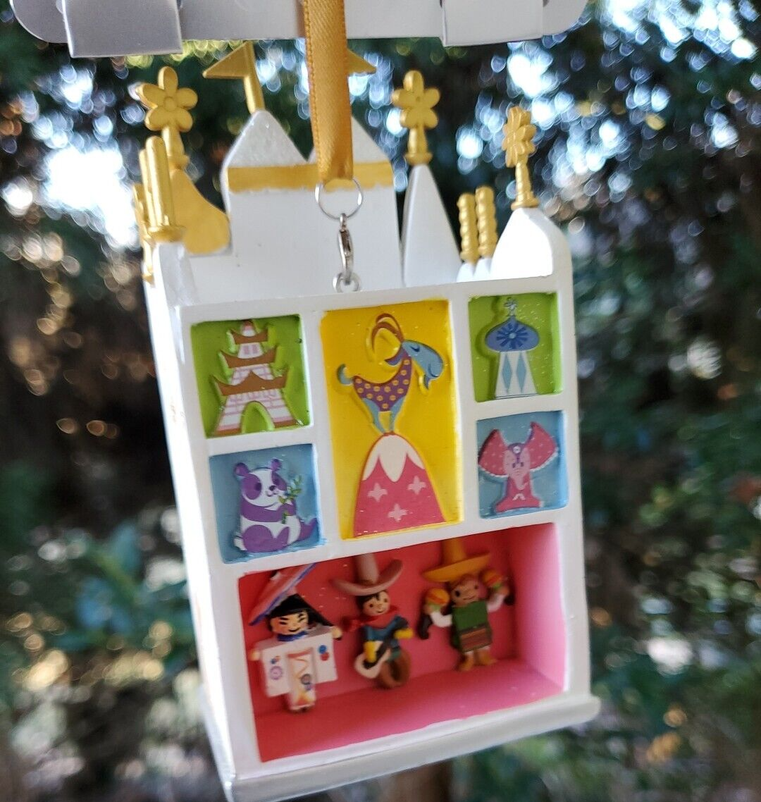 Disney It's A Small World Clock Tower Sketchbook Ornament -Costa