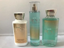 BATH and BODY WORKS AT THE BEACH 3Pc GIFT SET Body Lotion,Mist & Shower Gel