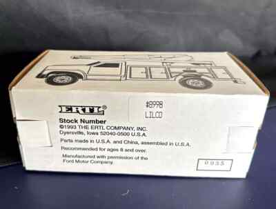ERTL Ford F700 Utility Bucket Truck - LILCO LIGHTING POWER Long