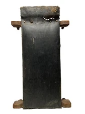 Antique Black Leather Creeper Mechanics Automotive Garage Man Cave Movie Prop