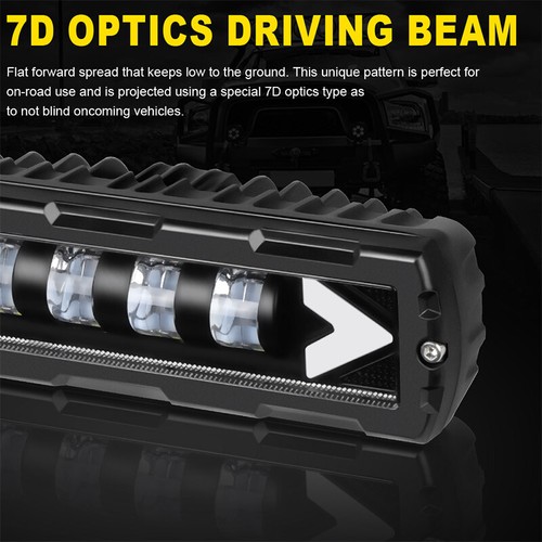 2X 6inch LED Work Light Bar Spot Pods Fog Driving Lamp Offroad Truck Amber White - Picture 6 of 14