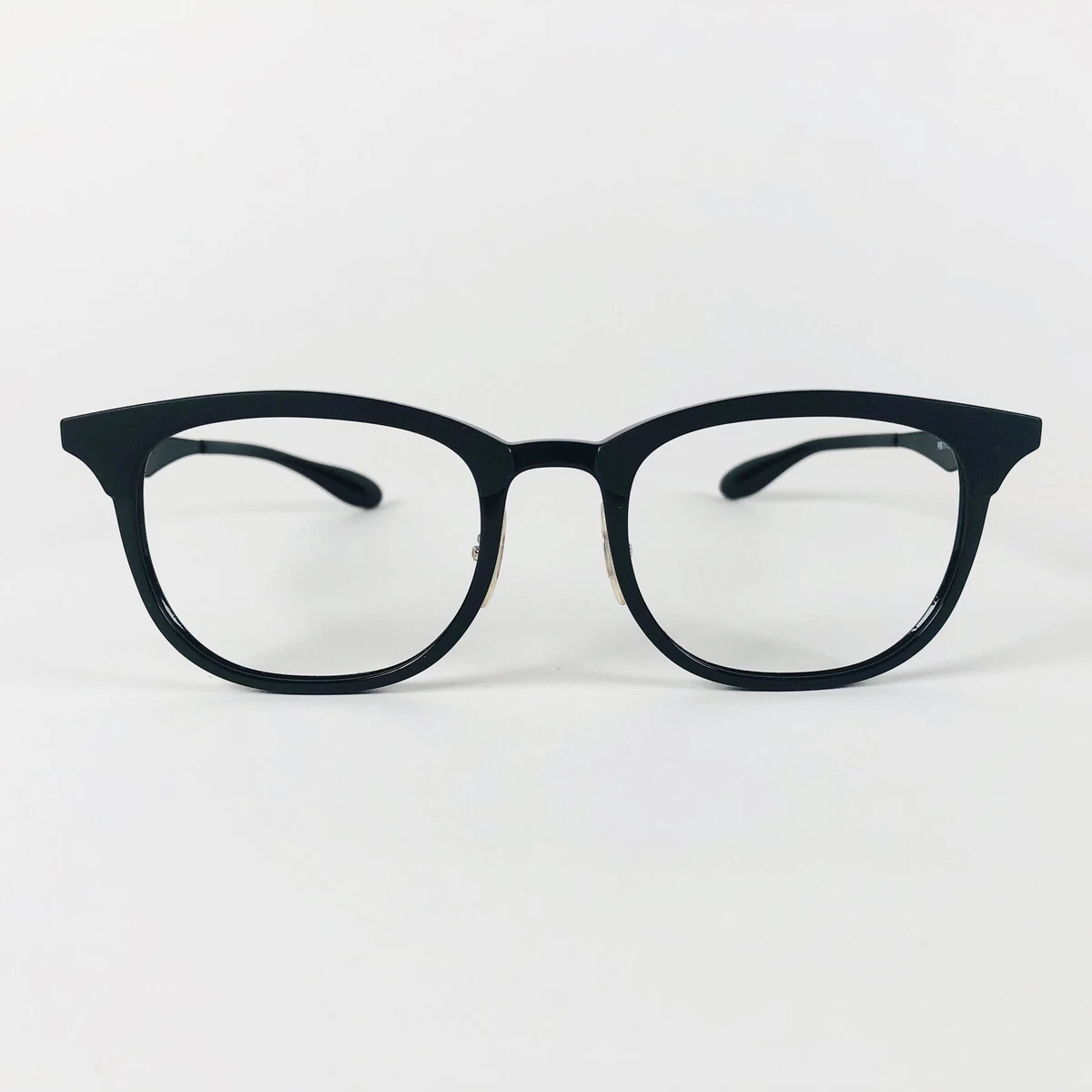 Rounded square black clearance glasses