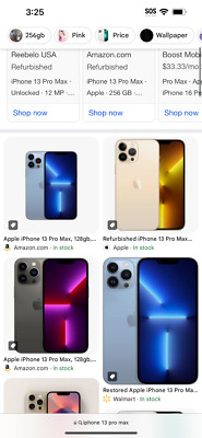 Apple iPhone 13 Pro Max - 256 GB - Blue (Unlocked)