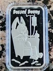 2023 Buzzed Bunny 1 Oz .999 CMG Mint Silver Art Bar Rare w/ COA