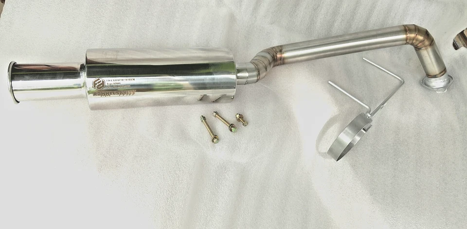 ESCAPE TRASERO EJE 2" FD PERSONALIZADO PARA HONDA JAZZ/FIT GE 2009-2013 Foto 3 de 4