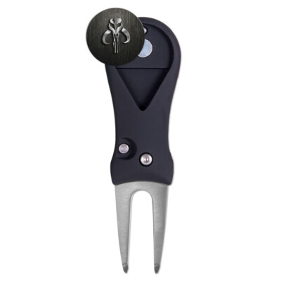 Mandalorian Logo Golf Ball Marker +Switchblade Divot Tool Star Wars