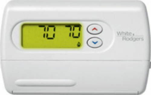 1F86-344 White Rodgers Wall Thermostat Heat Cool Non Programmable Single Stage - Picture 3 of 5