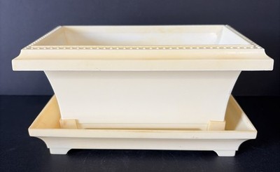 Vintage Max Klein Co. Plastic Rectangular Planter