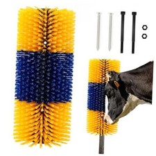 Yellow Livestock Scratch Brush - 2 Screws - Horse & Cattle Brush