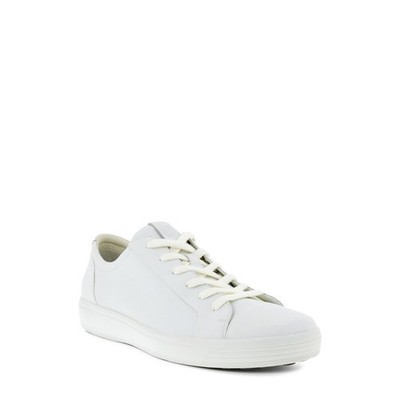 USED ECCO Men's Soft 7 City Sneaker,White,10-10.5 