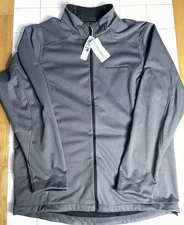 MICROSOFT CLOUD NORTH END SPORT Large Unisex Full Zip Windbreaker Gray NWT