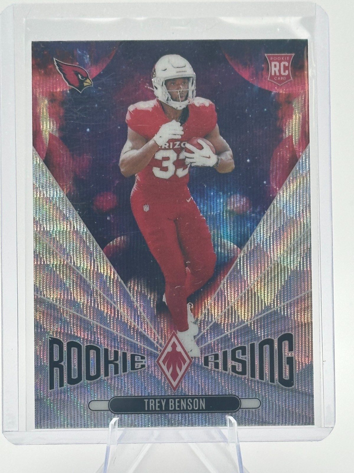 2024 Panini Phoenix - Rookie Rising Trey Benson #RR-TBN Wave (RC)