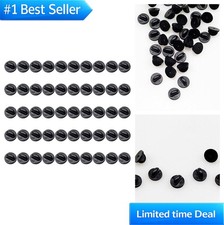Butterfly Clutch Pin Backs 50 Pieces PVC Rubber Comfort Fit Badge Holder