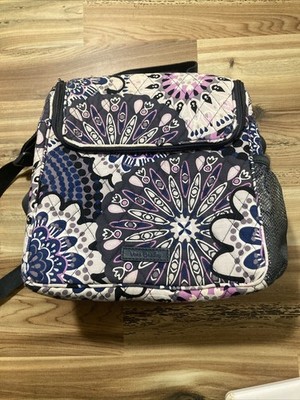 Vera Bradley cotton quilted insulated lunch bag Mimosa Medallion pattern READ