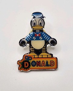 Donald Duck Tokyo Disneyland Wind-Up Robot Pin