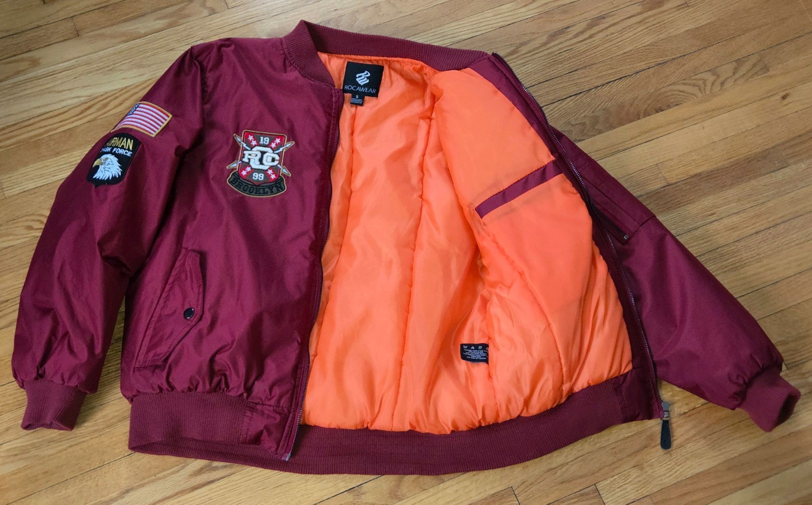 ROCAWEAR Brooklyn Task Force Bomber American Flag… - image 5