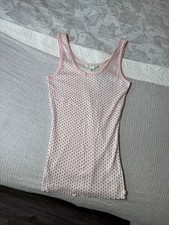 abercrombie fitch pink beige tank top / cami