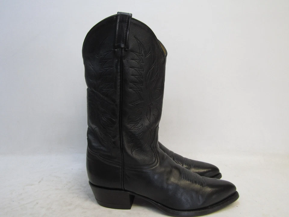 Botas vaqueras de cuero negras TONY LAMA para mujer talla 10,5 B Foto 3 de 4
